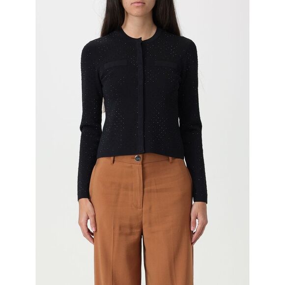 Liu Jo Black And White Viscose Cardigan